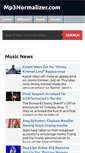 Mobile Screenshot of mp3normalizer.com